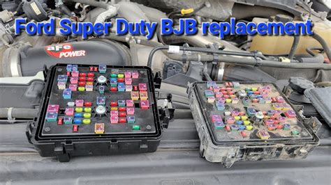 6.7 power stroke battery junction box location|ford bjb battery junction box.